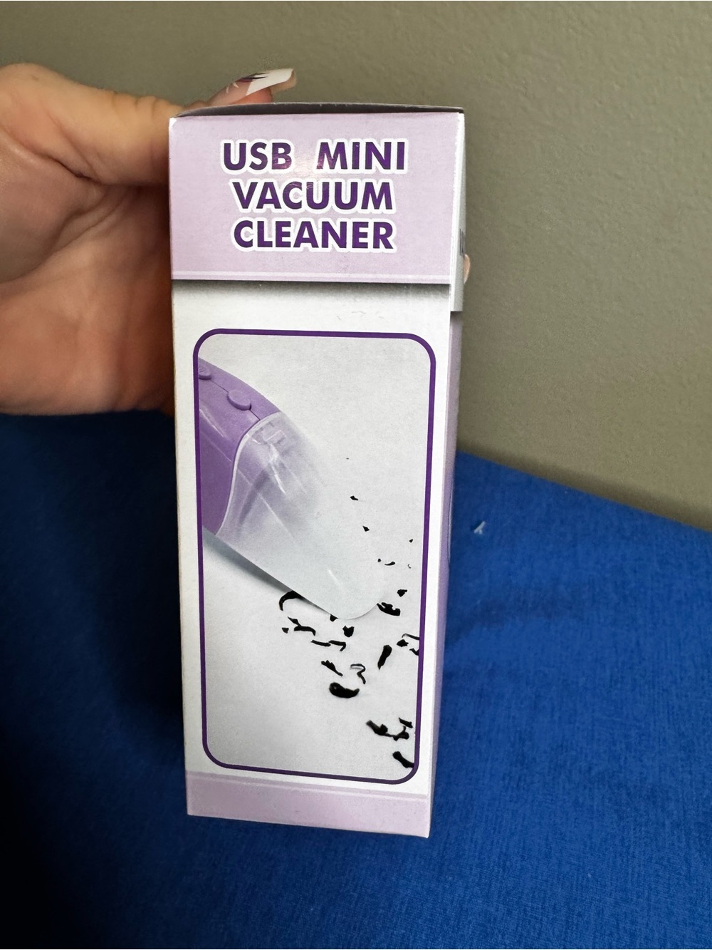 5/$25 NWT USB Mini Vacuum Cleaner - Purple - Picture 3 of 5